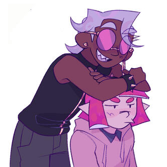 1 halfbody, 1 bust 1 halfbody, 1 bust